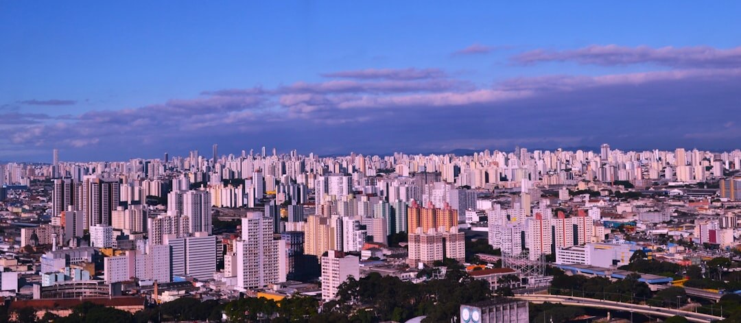 Sao Paulo city skyline at dusk